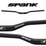 Guidon 780mm Spank Spoon + Garde boue (Noir) / rise: 40mm