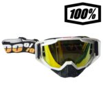 Lunette CROSS 100% (Blanc/Orange)