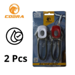 PHARE/FEU de vélo COBRA en silicone (Paire)