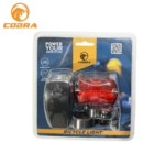 PHARE/FEU de vélo COBRA en plastic (Paire)