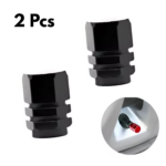 Bouchons de roue SIMPLE 2PCs (Noir)