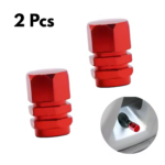 Bouchons de roue SIMPLE 2PCs (Rouge)