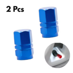 Bouchons de roue SIMPLE 2PCs (Bleu)