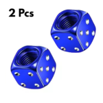 Bouchons de roue 2PCs (dé Bleu)