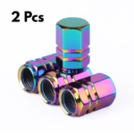Bouchons de roue SIMPLE 2PCs (Rain-Bow)