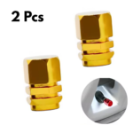 Bouchons de roue SIMPLE 2PCs (Jaune)