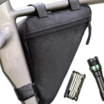 Sac triangulaire en cadre de vélo