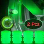 Bouchons de roue LUMINEUX 2PCs (Vert)