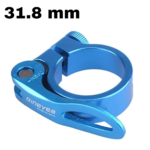 Colis de selle GINEYEA avec blocage 31.8mm (Bleu)