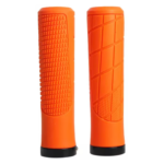 Poignée caoutchouc avec serrure (Orange)