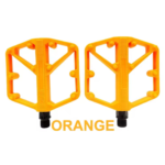 Pédale plat aluminium (Orange)