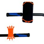 Support silicone en guidon pour téléphone (Orange)