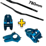 PACK 150 (guidon+potence) / Bleu