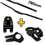 PACK 150 (guidon+potence) / Noir
