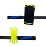 Support silicone en guidon pour téléphone (Jaune)