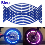 Autocollants de JANTE Réfléchissant (Bleu)