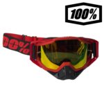 Lunette CROSS 100% (Rouge/Noir)