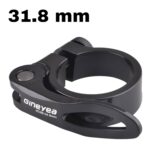 Colis de selle GINEYEA avec blocage 31.8mm (Noir)
