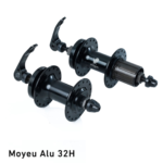 Moyeu avant + arrière SHOGUN 32H (roulement) Noir