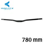 Guidon acier RALLEX 780mm (Noir)