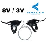 Levier frein – manette changement 8v/3v