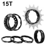 Pignon SINGLE / 15T (1 vitesses) - Noir