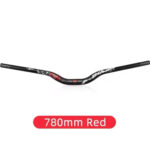 Guidon aluminum WAKE 780mm (Noir-Rouge) / TYPE 2