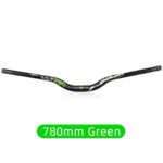 Guidon aluminum WAKE 780mm (Noir-Vert) / TYPE 2