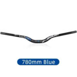 Guidon aluminum WAKE 780mm (Noir-Bleu) / TYPE 2