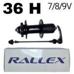 Moyeu arrière 36H RALLEX (Noir)