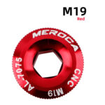 Cranck pédalier MEROCA /  M19 (Rouge)