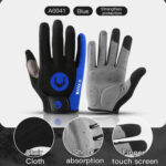 Gants VTT (Bleu)