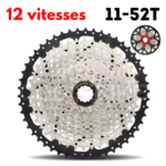 Cassette partie Noir à 12 vitesses (11-52T)
