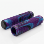 Poignée de vélo SILICONE long (Violet)