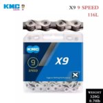 Chaîne de vélo à 9 vitesses (KMC)