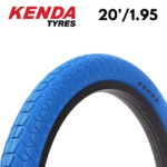 Pneu BMX KENDA lisse 20’/1.95 (Bleu)