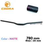 Guidon COBRA en aluminum 780mm/RISE:25mm (Splash-Matte)