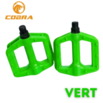Pédale en plastique COBRA plat (Vert)