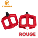 Pédale en plastique COBRA plat (Rouge)