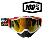 Lunette CROSS 100% (Blanc/Orange)